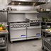 Thumbnail image #2 for Imperial Pro Series 60-Inch Gas Restaurant Range with 6 Open Burners, 24-Inch Griddle/Broiler, and 2 Standard Ovens