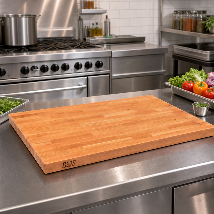 Product image #2 for Boos Block American Cherry Blended Edge Grain Kitchen Countertop, 18 x 25 x 1-1/2 Inch