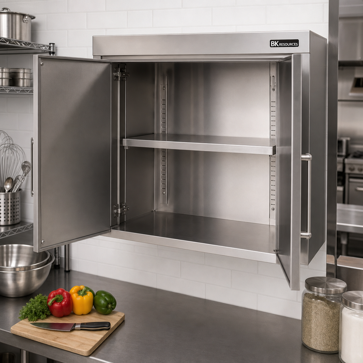 Product image #2 for BK Resources Adjustable Stainless Steel Shelf for BkwCH-1530 Wall Cabinet