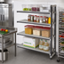 Thumbnail image #2 for Cambro Camshelving Elements XTRA Stationary Add-On Polymer Shelving Unit, 24 x 60 x 64 Inch, 4-Tier Vented