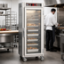 Thumbnail image #2 for Metro C5 6 Series Mobile Full-Height Pass-Thru Heated Holding Cabinet with Full Clear Glass Doors