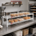 Thumbnail image #2 for Eagle Group QuadTruss 2-Tier Front Case Merchandise Wire Shelving Unit, 54W x 14D x 14H, White Epoxy Finish