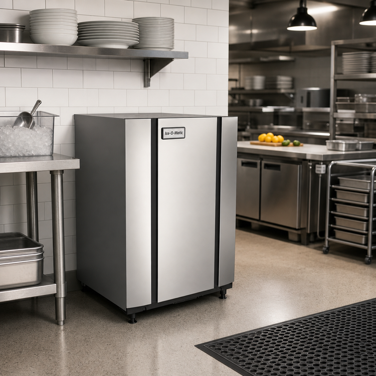 Product image #3 for Ice-O-Matic Elevation Series Modular Full Cube Ice Maker, Remote Condenser Cooled, 22.25-Inch Wide, 930 lb/Day