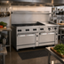 Thumbnail image #2 for Wolf Challenger XL 72-Inch Commercial Gas Restaurant Range with 8 Burners, 24-Inch Manual Griddle, and 2 Standard Ovens