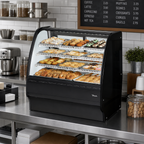 Thumbnail image #2 for True Mfg. – Specialty Display TGM-DC-48-SC/SC-S-S 48-1/4-Inch Countertop Dry Curved Glass Pastry Display Case, Stainless Steel