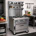 Thumbnail image #2 for Southbend Platinum 36-Inch Heavy Duty Gas Sectional Range with Convection Oven, 3 Open Burners and 3 Step-Up Rear Burners