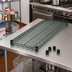 Thumbnail image #3 for Winco 72 Inch x 18 Inch Epoxy Coated Green Wire Shelf with 4 Sleeve Clips
