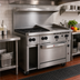 Thumbnail image #2 for Wolf Challenger XL 48-Inch Gas Restaurant Range with 4 Open Burners, 24-Inch Griddle, and Standard Oven