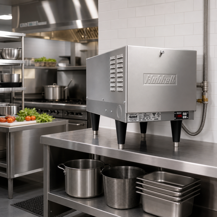 Product image #2 for Hubbell J636 Electric Booster Heater, 6-Gallon, 36 kW Stainless Steel Tank