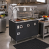 Thumbnail image #2 for Vollrath 2-Series Affordable Portable 3-Well Hot Food Station with Buffet Breath Guard and Lights