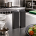 Thumbnail image #2 for American Metalcraft 3 oz. Stainless Steel Salt and Pepper Shaker Set with Satin Black Finish