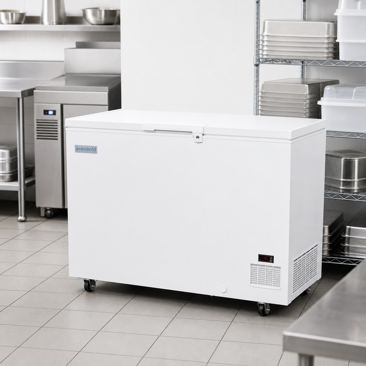 Product image #2 for Accucold Commercial -45°C Chest Freezer, 10.6 Cu. Ft., 52-Inch Wide, Digital Thermostat, White, 115V