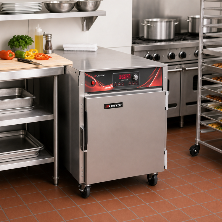 Product image #2 for Cres Cor Roast-N-Hold Mobile Undercounter Convection Cook and Hold Oven, 5-Pan Capacity, 208V