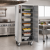 Thumbnail image #2 for FWE Half-Height Humidified Heated Holding Cabinet, Stainless Steel, Universal Tray Slides, 6 Full-Size Pan Capacity