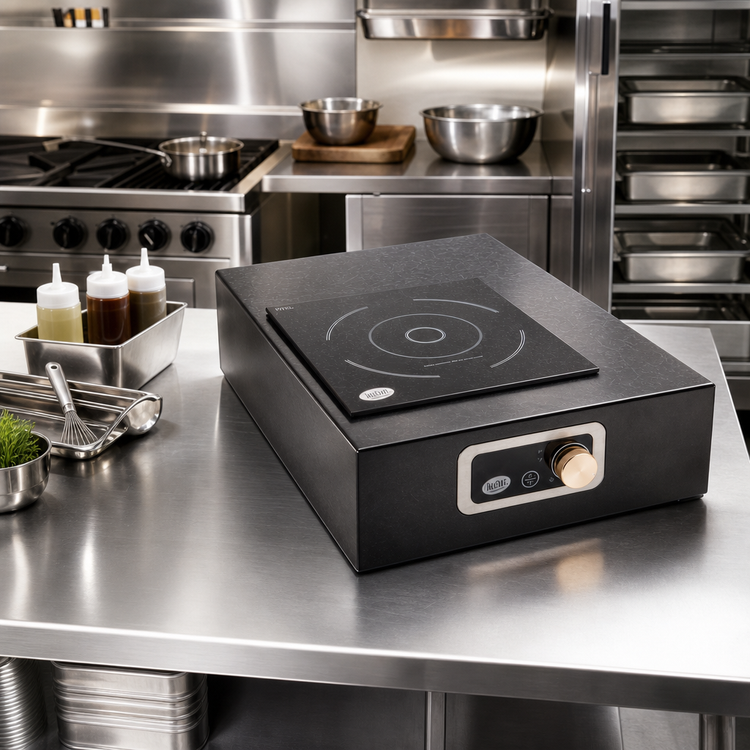 Product image #3 for Single-Burner Modular Induction Station with Random Swirl Finish