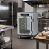 Thumbnail image #2 for Metro C5 9 Series 1/2 Height Pass-Thru Controlled Humidity Heated Holding and Proofing Cabinet with Full Glass Doors and Lip Load Slides