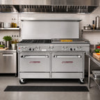 Thumbnail image #2 for Southbend (Middleby) Ultimate 4601AA-4T 60-Inch Gas Restaurant Range with 2 Burners, 48-Inch Thermostatic Griddle & 2 Convection Ovens