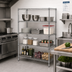 Thumbnail image #2 for Metro Super Erecta Stationary 4-Shelf Chrome Plated Wire Shelving Starter Unit, 48