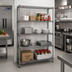 Thumbnail image #2 for Eagle Group Valu-Master 4-Tier Stationary Starter Wire Shelving Unit, 36