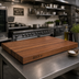 Thumbnail image #2 for Boos Block American Black Walnut Kitchen Countertop, 48 Inch x 36 Inch x 1-1/2 Inch Thick, Varnique Finish