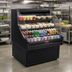 Thumbnail image #2 for Howard-McCray 35E Series 63-Inch Low Profile Curved Glass Remote Open Merchandiser, Black