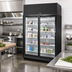 Thumbnail image #2 for True TRM2L Two-Section Low Temp Self-Contained Glass Door Freezer Merchandiser