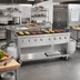 Thumbnail image #2 for KoolMore 60-Inch Mobile Outdoor Propane Charbroiler Grill with 8 Burners