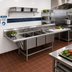 Thumbnail image #2 for Eagle Spec-Master FNP Series 138-Inch Three-Compartment Stainless Steel Prep Sink with Left Prep Area and Left Drainboard