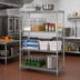 Thumbnail image #2 for Metro Super Erecta Convenience Pak 4-Shelf Wire Shelving Unit with Adjustable Feet, 48