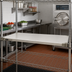 Thumbnail image #2 for Metro Super Erecta 60 Inch x 18 Inch Solid Type 304 Stainless Steel Shelf, Autoclavable/Cart-Washable
