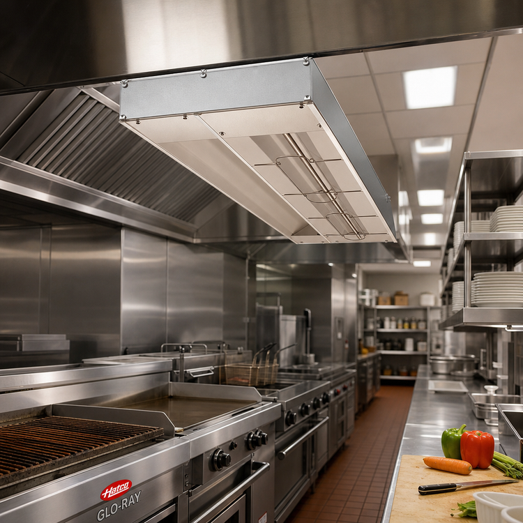 Product image #2 for Hatco Glo-Ray 18-Inch Unlighted Infrared Strip Heater, Aluminum, 450 Watts