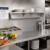 Thumbnail image #2 for Advance Tabco 31-13/16-Inch x 7-Inch Stainless Steel Add-On Dish Shelf
