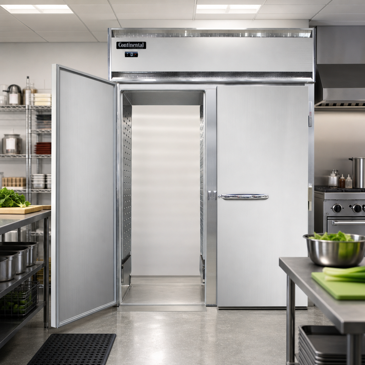 Product image #2 for Continental Refrigerator D2FINRT Designer Line Two-Section Roll-Thru Freezer