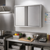 Thumbnail image #2 for Eagle Group 36-Inch Wall-Mounted Stainless Steel Cabinet with Hinged Doors and Fixed Shelf