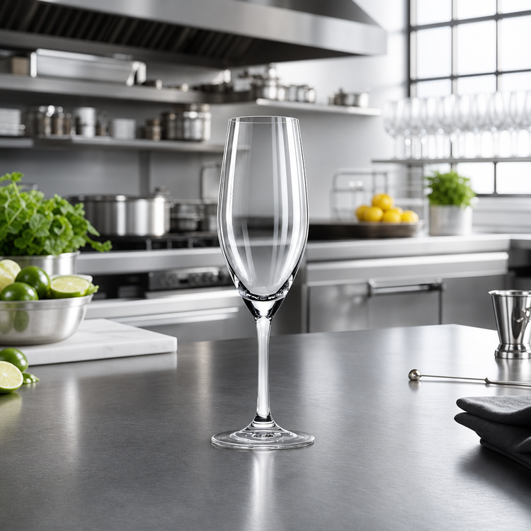 Product image #3 for Lucaris Serene 6 oz. Clear Stemmed Champagne Flute