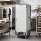Thumbnail image #2 for Metro C5 Insulation Armour C539-MFS-4-GY Full-Height Mobile Heated Holding & Proofing Cabinet, 18 Sheet Pan Capacity, 120V