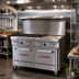 Thumbnail image #2 for Southbend Ultimate 48-Inch Gas Restaurant Range with 4 Star/Sauté Burners, 24-Inch Griddle, Standard Oven and Cabinet Base