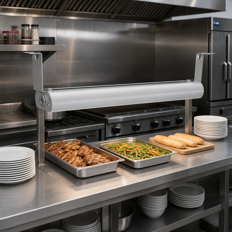Product image #2 for Vollrath 66-Inch Low Profile Unlighted Strip Heat Lamp, Aluminum Housing, 208V