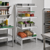 Thumbnail image #2 for Tubular Aluminum Cantilever Shelving Section, 36