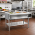 Thumbnail image #2 for Eagle Group 48-Inch Electric 3-Well Sealed Well Hot Food Table with Open Shelf Base, 120V
