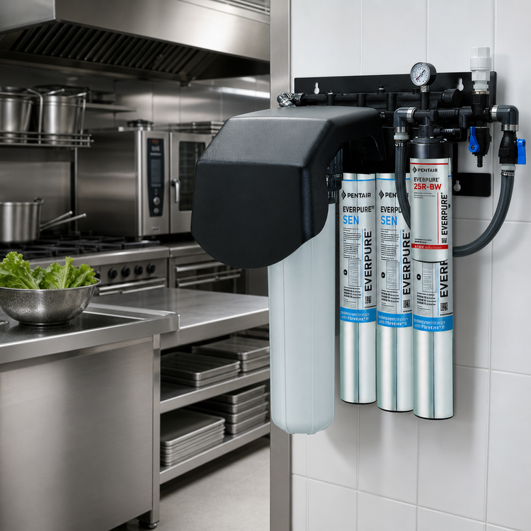 Product image #2 for Everpure Endurance High Flow Quad Commercial Water Filtration System, 200,000-Gallon, 15 GPM, 0.2 Micron