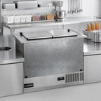 Thumbnail image #2 for Delfield N225P-LK Drop-In Ice Cream Dipping Freezer, 6-Gallon, Self-Contained, Stainless Steel, Hinged Solid Cover