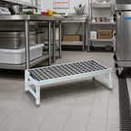 Thumbnail image #2 for Fermod Fermostock 1R42C12 42 x 22 x 12 in Aluminum Dunnage Rack, 800 lb. Per Shelf, Tool-Free Assembly