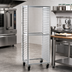 Thumbnail image #2 for New Age Mobile Full-Height Side-Loading Aluminum Bun Pan Rack, 30-Pan Capacity