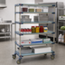 Thumbnail image #2 for MetroMax 4 5-Tier Mobile Polymer Shelving Unit, 36 x 24 x 80 Inches