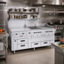 Thumbnail image #2 for Garland Arctic Fire 97-Inch Three-Section Self-Contained Refrigerator Base with 6 Self-Closing Drawers