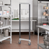 Thumbnail image #2 for Camshelving Elements XTRA High Density Mobile Post Kit, 24-1/2 Inch W x 64 Inch H, Speckled Gray