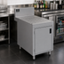 Thumbnail image #2 for Advance Tabco Prestige Supreme Underbar Drainboard Cabinet with Removable Hinged Doors and 7-Inch Backsplash, 18 x 30 x 36 Inches