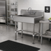 Thumbnail image #2 for 40-Inch Freestanding ADA-Compliant Stainless Steel Service Sink with Gooseneck Faucet