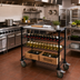 Thumbnail image #2 for Quantum 36-Inch Wine Display/Worktable Cart with 1200 lb Capacity